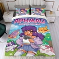 thumbnail image 4 of APHMAU Conjunto de sábanas temático, trío de piezas, cómodo y amigable con la piel, diseño único, regalo de decoración para el hogar para familiares, amigos y fans,173X218cm, 4 of 6