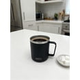 thumbnail image 5 of 13 oz Coffee Mug with Lid - Leak Proof Travel Tumbler, 6-Hour Double Wall Vacuum Insulated Thermal Cup for Hot & Iced Coffee, Camping & Dishwasher Safe 18/8 Stainless Steel (Black), 5 of 7