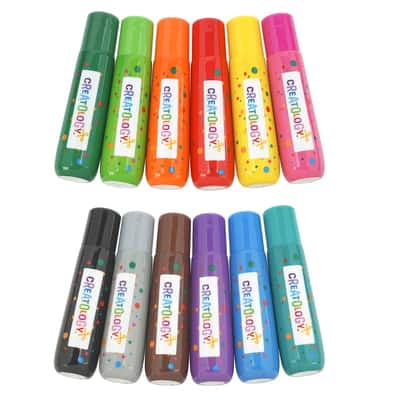 12 Count (96 total) Rainbow Washable Dot Markers by Creatology - Perfect for Drawing - Coloring - Arts & Crafts - Bulk 8 Pack