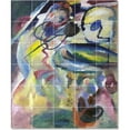 thumbnail image 1 of Ceramic Tile Mural-Wassily Kandinsky Abstract Tile Mural Modern Remodeling. 40" w x 48" h using (30) 8 x 8 ceramic tiles, 1 of 3