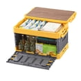 thumbnail image 4 of Bac de Rangement Empilable, Boîte de Camping Pliable Bac de Rangement en Plastique Élégant et Moderne, 4 of 12