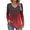 Maroon Black Boho, variant on Weardear Women Long Sleeve Shirts V Neck Fall Tops Loose Fit Dressy Casual Blouses Pleated Tunic Tops