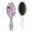 Artistic D, variant on Retro Checkerboard Paddle Brush - Gentle Detangler for Women & Kids, Smooths Hair Without Pulling, Lightweight & Compact