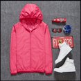 thumbnail image 3 of Chaqueta de verano de secado rápido con protección solar UV, cortavientos fino para acampar, ropa deportiva, prendas de vestir con capucha, chaquetas de ciclismo informales para hombres y mujeres, 3 of 5
