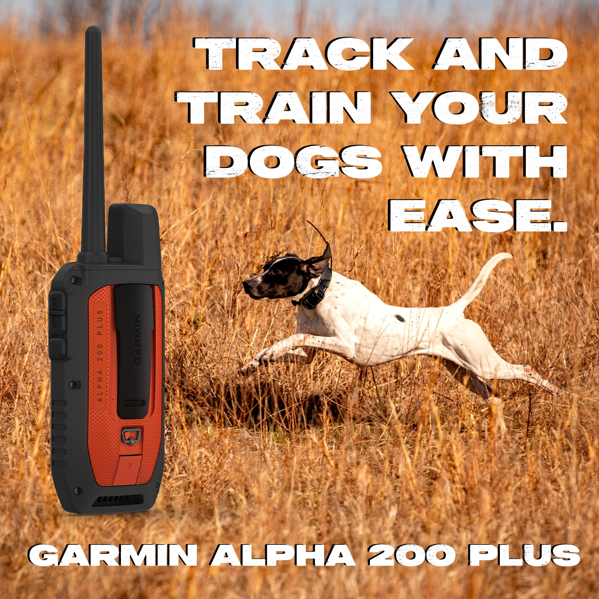 Garmin Alpha 200 Plus Dog Tracking and Training GPS Handheld + USB Wall Charging Adapter + USB Car Adapter + Microfiber Cleaning Cloth + USB C Cable + P-Bank Battery + Field Bag