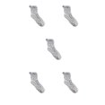 thumbnail image 3 of Guardurnaity Cake Sock Coral Fleece Calcetería Acogedor estilo japonés Pies Accesorios Candy Ropa de mujer Moda Dormir Gris claro Gris claro 5piezas, 3 of 6