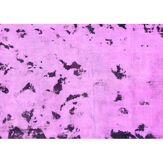 Ahgly Company Indoor Rectangle Abstract Pink Modern Area Rugs, 8' x 12'