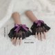 thumbnail image 3 of Gothic Wrist Cuffs For Shirts Sweater Lace False Sleeve Ornament Flared Ruffled Flared Sleeves False Wrist Cuffs, 3 of 4