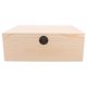 thumbnail image 1 of Joyero de madera, joyero rústico, caja de almacenamiento con bisagras, organizador multiusos, 1 of 6