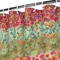 thumbnail image 3 of Pioneer Flower Floral Print Pattern Shower Curtain 72"x72" ,Bathroom Decorative Shower Curtains Set with 12 Hooks,Modern Waterproof Washable Shower Curtain, 3 of 6