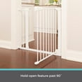 thumbnail image 5 of Toddleroo by North States Bright Choice Auto-Close Child Safety Gate, 30" Tall, White, 5 of 10