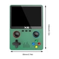thumbnail image 2 of Consola de videojuegos con pantalla IPS de 3,5 pulgadas, joystick dual, 10000+juegos para niños y adultos, 2 of 9