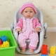 thumbnail image 5 of Conjunto de vestido navideño para muñecas Reborn de 30 cm | Disfraz rosa navideño | Material de algodón elástico | Juguete de vestir para niñas de 3 a 6 años, 5 of 5