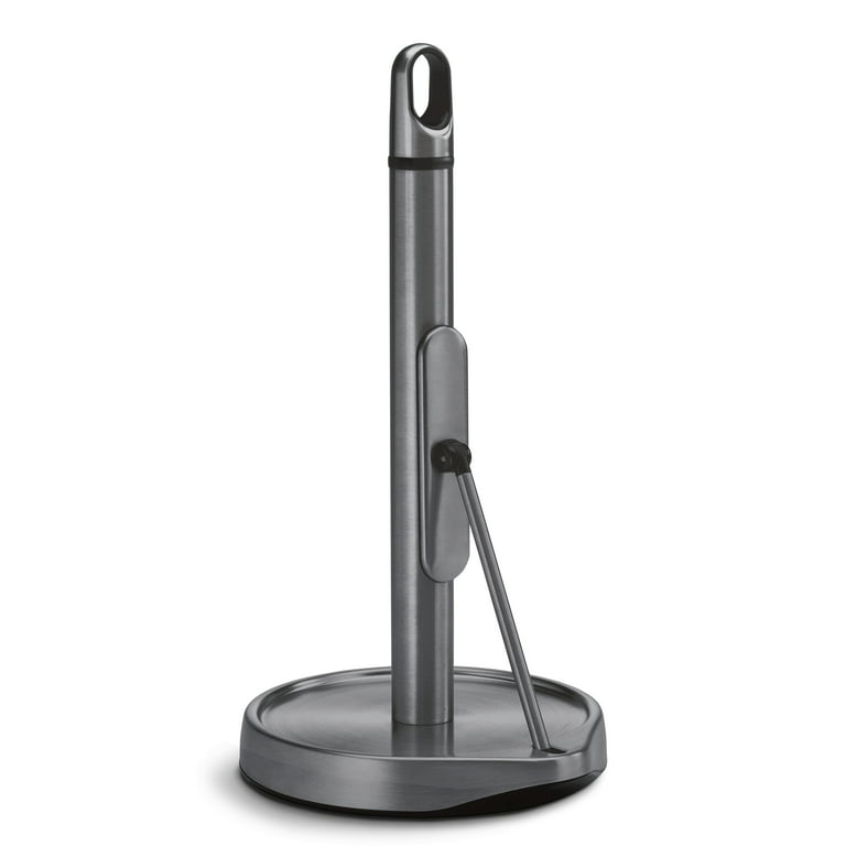 simplehuman Tension Arm Paper Towel Holder in Brushed Stainless Steel