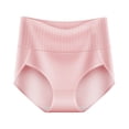thumbnail image 6 of Panties for Women,High Waist Shaping Control Underwear Seamless Panties Comfortable Breathable Fabric All Day Wear Supportive Everyday Tummy,Womens Underwear,Pink,M, 6 of 6