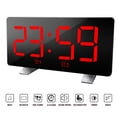 thumbnail image 1 of Reloj Despertador Digital Curvo Regulable Pantalla Led Reloj Digital Para Niños Mayores Ultra Claro Número Grande Brillo Snooze 12/24H Reloj Despertador Para Dormitorio Oficina Minnieouse HA024213-04, 1 of 5