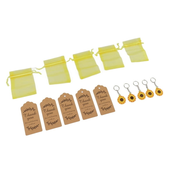 Sunflower Party Favors, Sunflower Party Supplies Novel Design Beautiful Blessing Unique Theme 30 Sets For Wedding