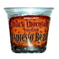 Dark Chocolate Covered Espresso Beans Bulk Pack of 4 Containers 14 oz