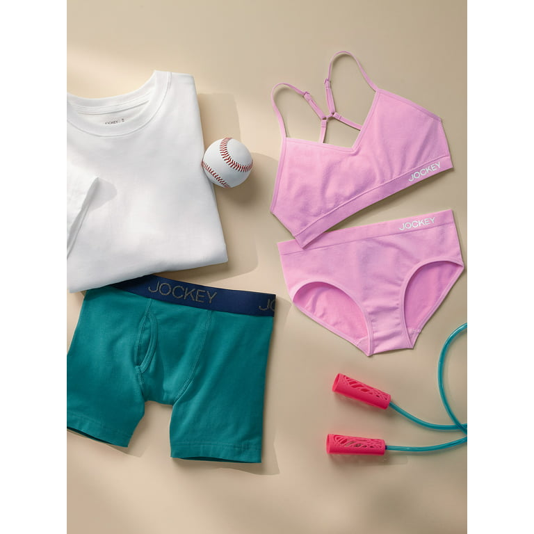 Jockey® Essentials Girls' Seamfree® Bikini - 3 pack, Sizes S-XL (6-16) 