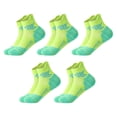 thumbnail image 2 of Men’s Stockings VLOOCKLE Patterned Socks Basketball Training Socks Wool-Padded Basketball Socks Outdoor Marathon Running Socks Green, 2 of 4
