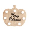 thumbnail image 1 of Glowing Halloween Theme Ornament Simple Wooden Holiday Desktop Decoration, 1 of 6