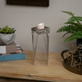 thumbnail image 3 of Northlight Twisted Dual Purpose Glass Candle Holder Vase - 7.75", 3 of 8