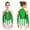 Green, variant on iiniim Girls Circus Show Leotard 2 PC Set Sparkly Rhinestone Ballet Dancewear Green 6