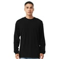 thumbnail image 2 of BELLA + CANVAS Unisex Jersey Long Sleeve T-Shirt Crewneck Tee Shirts (Black, 2XL), 2 of 8