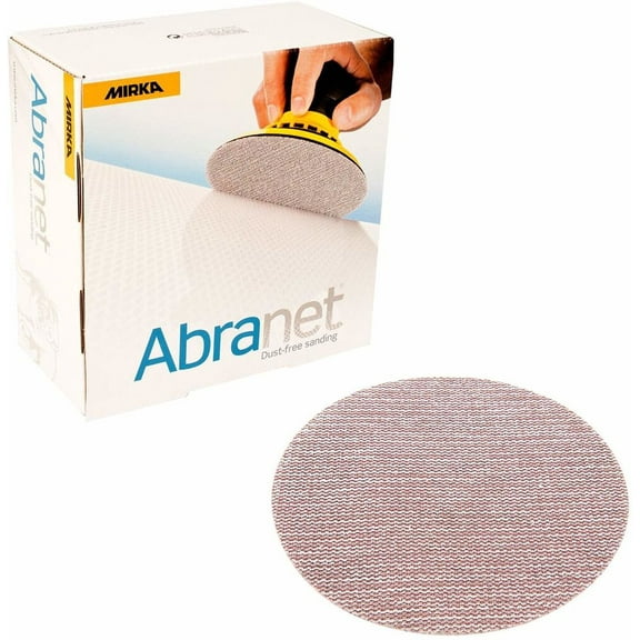 New Abranet Mesh Abrasive-grip Attachment Dust Free mirka 9a-232-400 Grade P400 5"