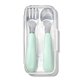 thumbnail image 1 of Juego de utensilios OXO Tot On-The-Go, tenedor y cuchara, color ópalo, 1 of 8