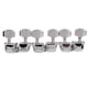 thumbnail image 3 of Clavijas de afinación para guitarra 3L3R cromadas semicerradas para plata acústica, 3 of 5