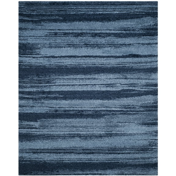 SAFAVIEH Retro Chantel Abstract Area Rug, Light Blue/Blue, 10' x 14'