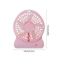 thumbnail image 3 of Clearance Under $5!Yyuenw Small Desk Fan, 3 Speeds 360° Rotation Adjustable - Touch switch USB Charging and Battery Operated Fan for Home or Office Travel, 3 of 5