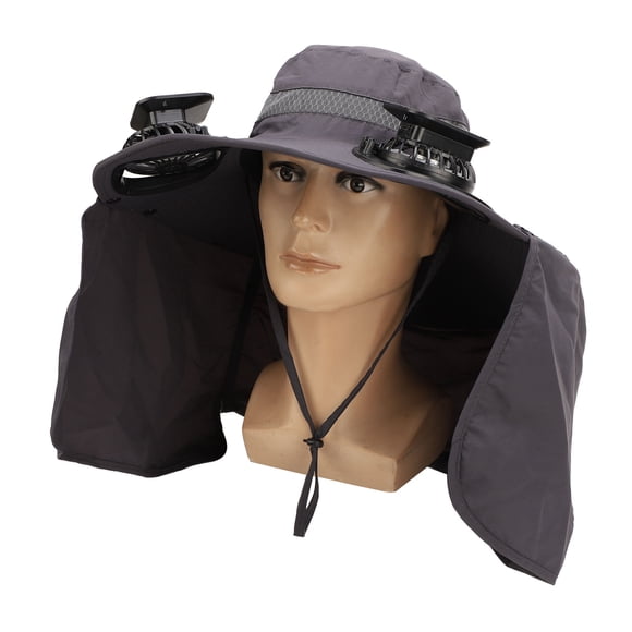 Sombrero Para El Sol Para Hombre, Sombrero De Cubo Con Solapa De Ala Ancha De 3 Velocidades De Viento, Protector UV Impermeable UPF50 Para Pesca Para Montañismo