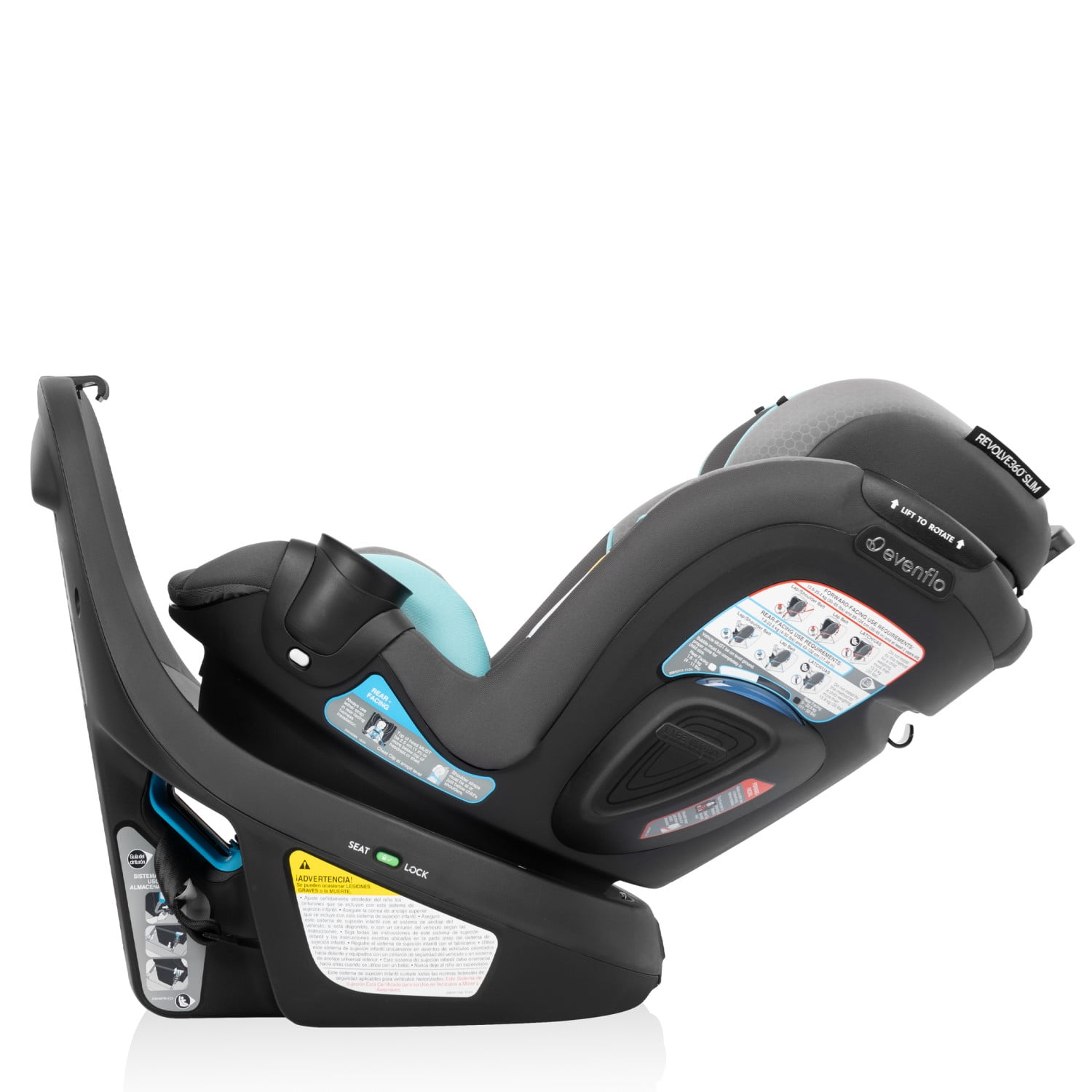 Revolve360 Slim 2-in-1 Rotational Car Seat (Carver)