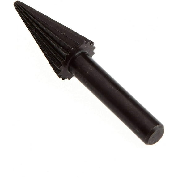 Forney 60074 Mounted File, Conical Shaped with 1/4-Inch Shank, 1-Inch-by-1/2-Inch