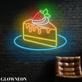 thumbnail image 3 of Glowneon Cheesecake Neon Sign, Strawberry Cheesecake Bakery Led Sign, 3 of 5