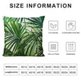 thumbnail image 5 of Shiartex  Palm Leaf Decorative Throw Pillow Cover Case,Palm Tree Outdoor Pillow Cases Square  Cushion Covers for Sofa Couch Bed Green 12x12in, 5 of 5