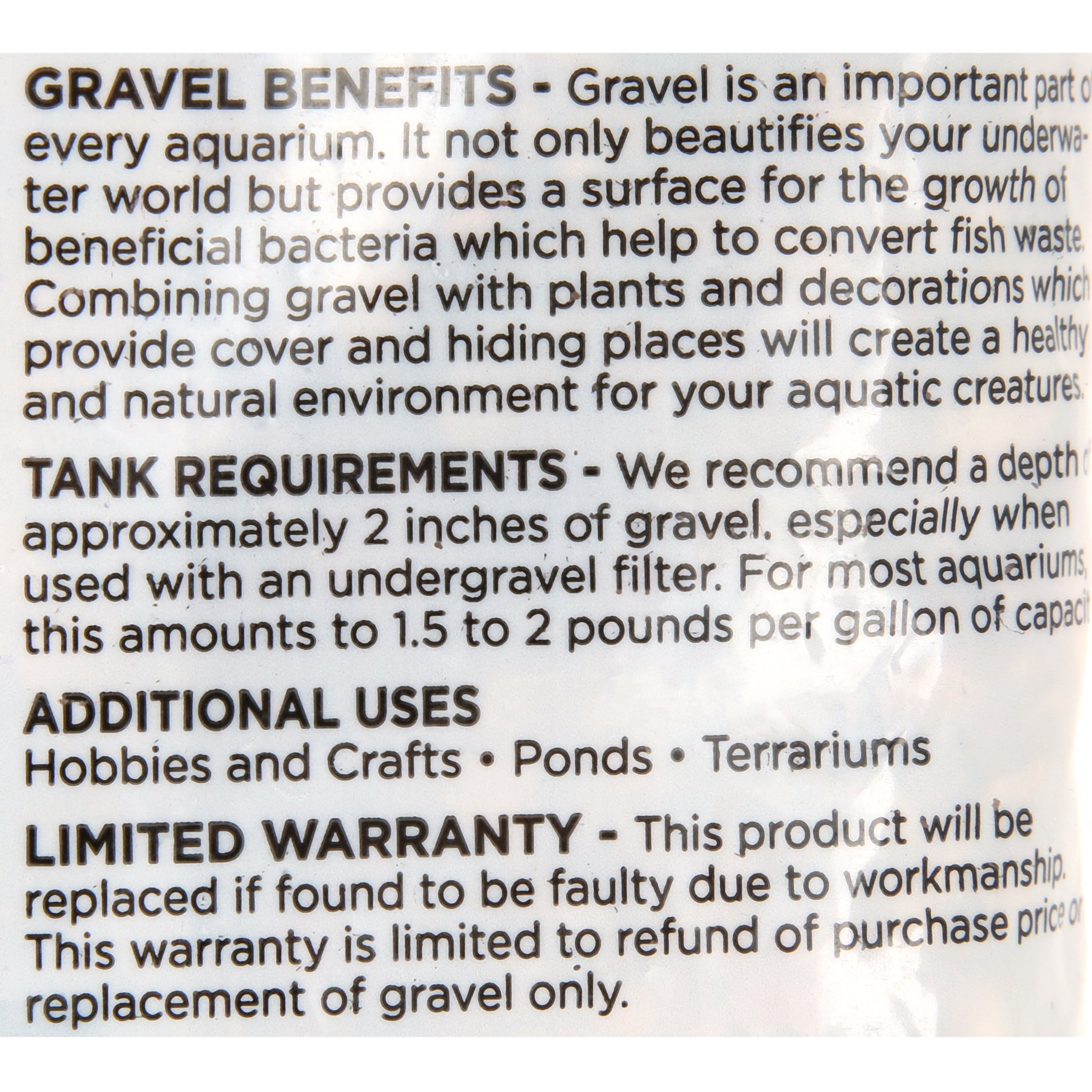 (3 pack) Aqua Culture Aquarium Gravel, Neutral, 5 lb