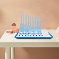 thumbnail image 6 of WHAMVOX Baby Bottle Drying Rack with Drainer Tray for Storage Use Blue Plastic 1 Piece, 6 of 8