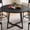 Black, variant on Gasee Dining Table, 43" Round Dining Table, Solid Wood Thickened Table Top Kitchen Dining Table,Dining Table for Dining Room, Home(Only Table),Rustic Brown