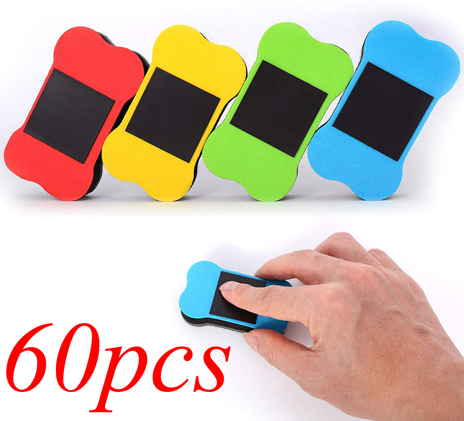 OBOSOE Dry Erasers for Dry Erase Pens and Markers. Ideal for