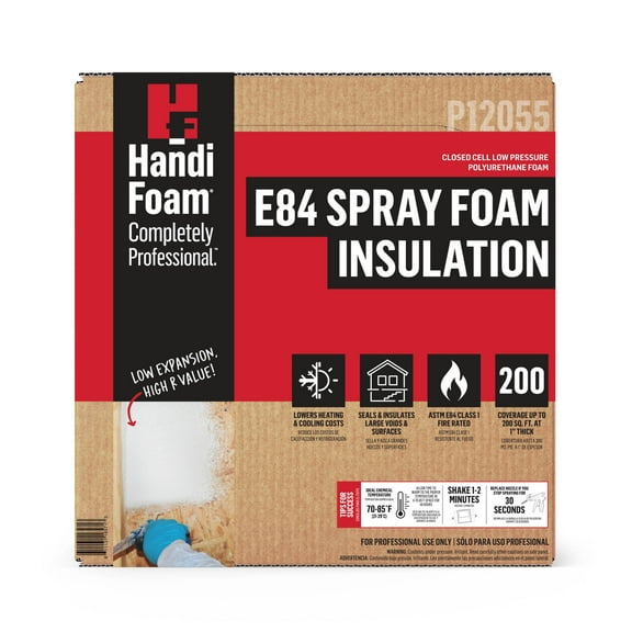HandiFoam 200 bd. ft. Spray Foam Insulation kit Polyurethane Foam 2-Component System, 200 bd. ft.
