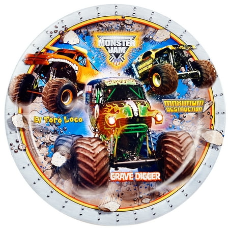 Monster Jam Party Supplies 48 Pack Lunch Plates