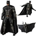 thumbnail image 3 of RWJDXD MAFEX 056 BATMAN Justice League Batman Action Figure 16cm Model Doll Toys Model Garage Kit, 3 of 7