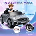 thumbnail image 5 of Xuanlur 12V Power Ride on Toys for Toddlers, Licensed Mercedes-Benz Ride on Cars for Kids, Kid Electric Car, Aged 1-4Y, Grey, 5 of 7
