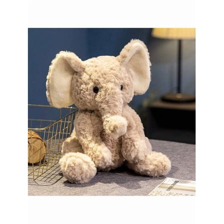 XC 28cm/11in Soft And Cute Sitting Elephant Doll Plush Toy Doll Children s Plush Toys Birthday Gifts For Boys And Girls Cute Animal Shape New Plush Stuffed Doll Soft And Comfortable Living Room