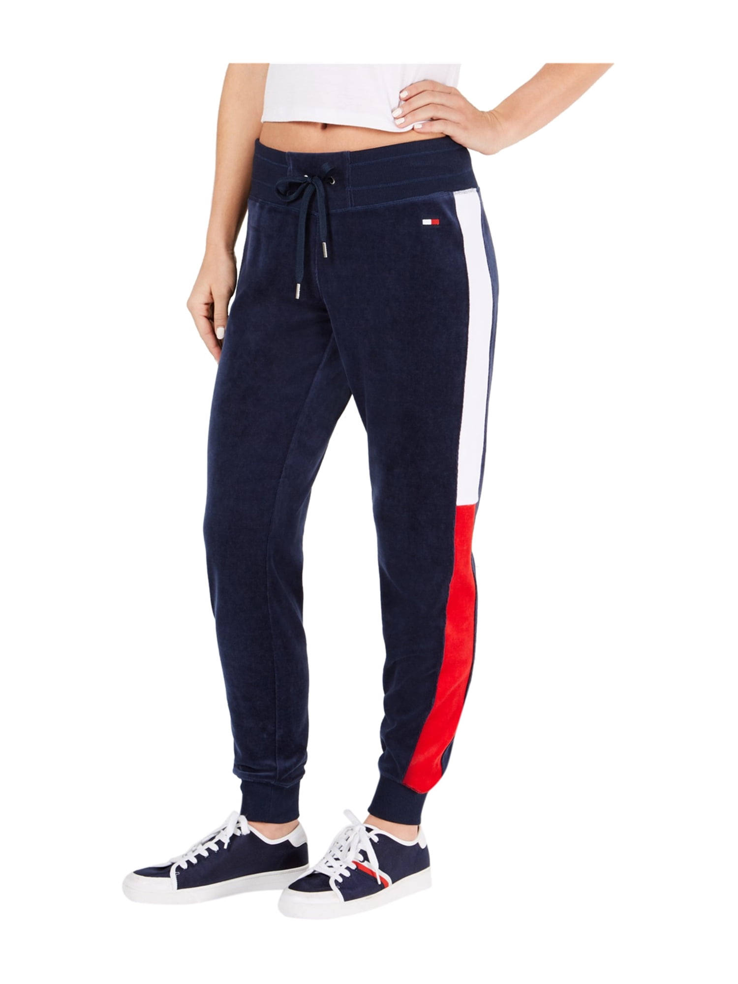 Tommy Hilfiger Womens Logo Athletic Jogger Pants blue 2XL/29 | Walmart ...