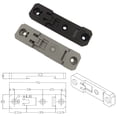 thumbnail image 2 of Din35 Guide Rail Buckle Fixed Installation Bracket Plastic For C45 Guide Rail Buckle For Electrical Equipment Installation, 2 of 9