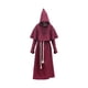 thumbnail image 1 of Traje de sacerdote Disfraz de sacerdote con capucha de Halloween con collar cruzado Cinturón Unisex Hombres Mujeres Sólido Largo Padre Vicario Vestido de lujo Sacerdote medieval Disfraces de cosplay Irfora Traje de sacerdote, 1 of 7